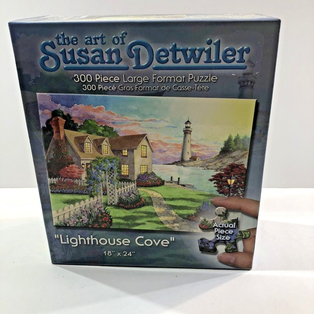 LIGHTHOUSE COVE 300 Piece Puzzle The Art of Susan Detwiler 18" x 24" 2006 SEALED